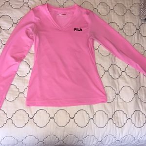 Pink Fila top